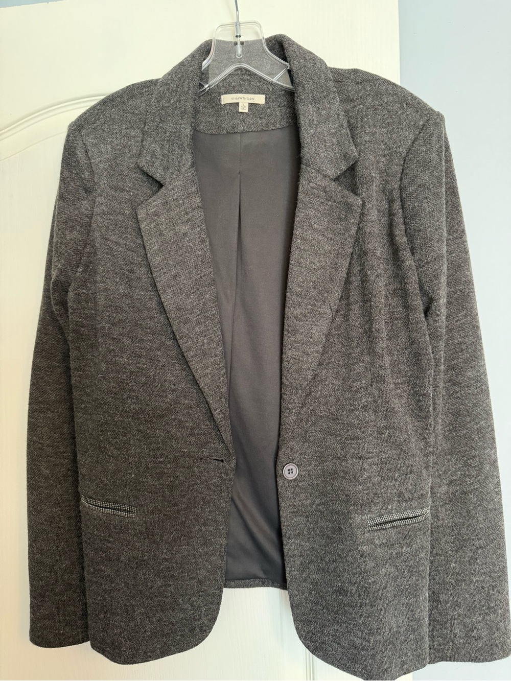 41 Hawthorn Charcoal Knit Blazer